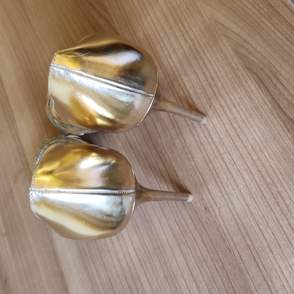 Jimmy choo champagne glitter heels - Picture 2 of 3